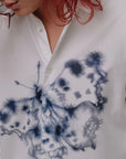 W.I.L.D. A.N.I.M.A.L.S. - Button-down Butterfly Shirt in White