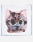 W.I.L.D. A.N.I.M.A.L.S. - Cat Face Scarf in White