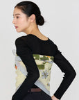 MANIPURI - Jardin D'Herbes Scarf in Grey