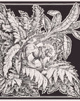 INOUI EDITIONS - BANGALOR Square 65cm Scarf in BLACK