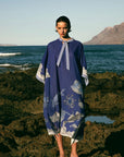 INOUI EDITIONS -Poseidon Kaftan in Navy