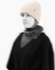 KARAKORAM - Knitted Soft Chunky Hat in Ivory