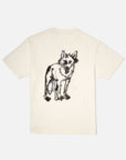 W.I.L.D. A.N.I.M.A.L.S. - Rabbit, Wolf T-shirt in Cream