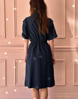 LES PRAIRIES DE PARIS - Robe Jackot in Marine
