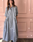 BERGFABEL - Sally Dress in Charcoal Check