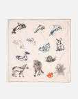 W.I.L.D. A.N.I.M.A.L.S. - Colouring Book Scarf in Pinky Beige
