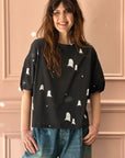 MINA PERHONEN - Troll T-shirt in Black