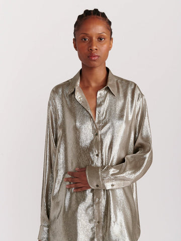 INDRESS - Shirt Coing in Silver