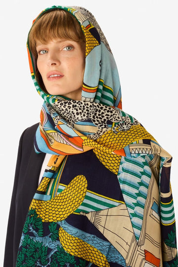 INOUI EDITIONS - Nicolas 100cm Scarf in Multico