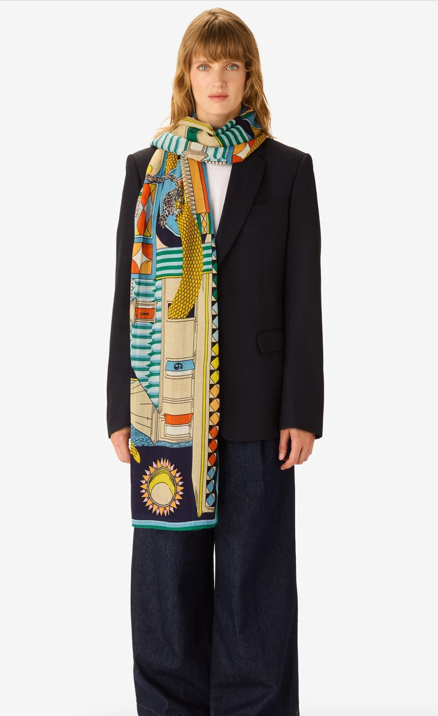 INOUI EDITIONS - Nicolas 100cm Scarf in Multico