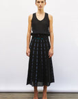 MOLLI - ETE Knitted Tank Top in Deep Black