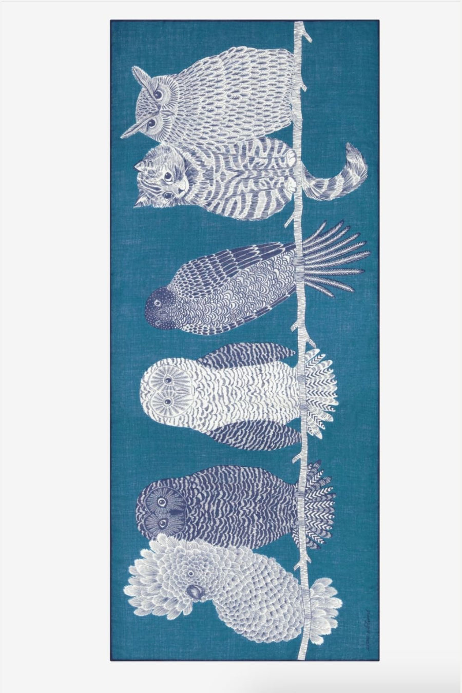 INOUI EDITIONS - 80 Scarf Chouette in Blue