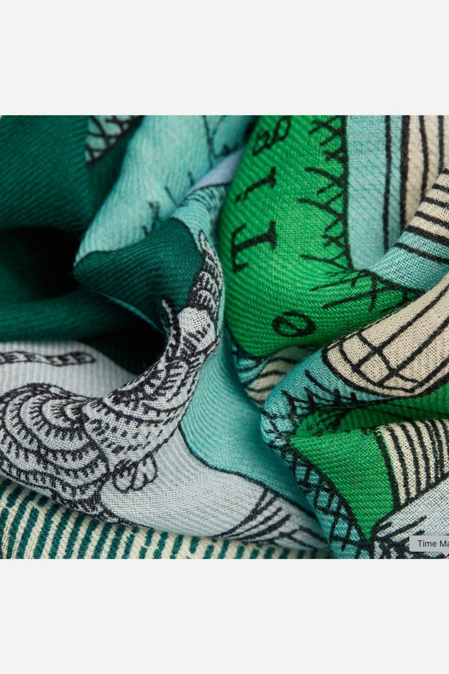 INOUI EDITIONS - 70 Editions Scarf in Emerald