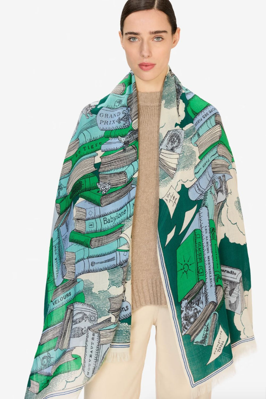 INOUI EDITIONS - 70 Editions Scarf in Emerald