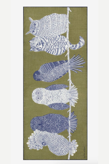 INOUI EDITIONS - 80 Scarf Chouette in Khaki