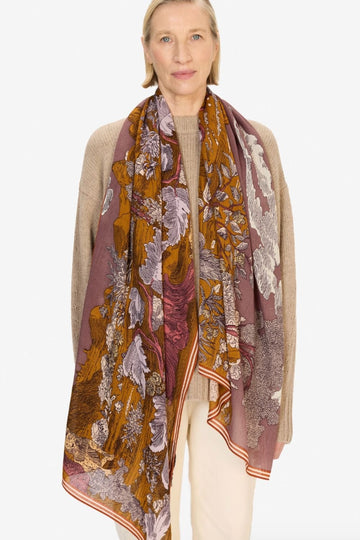 INOUI EDITIONS - 70 Histoire Scarf in Violet