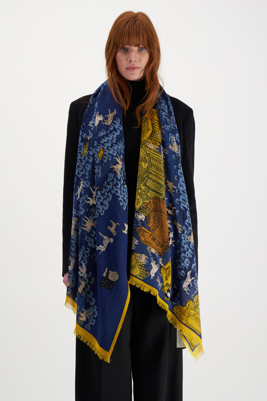 INOUI EDITIONS - 70 Central Park Scarf in Yellow
