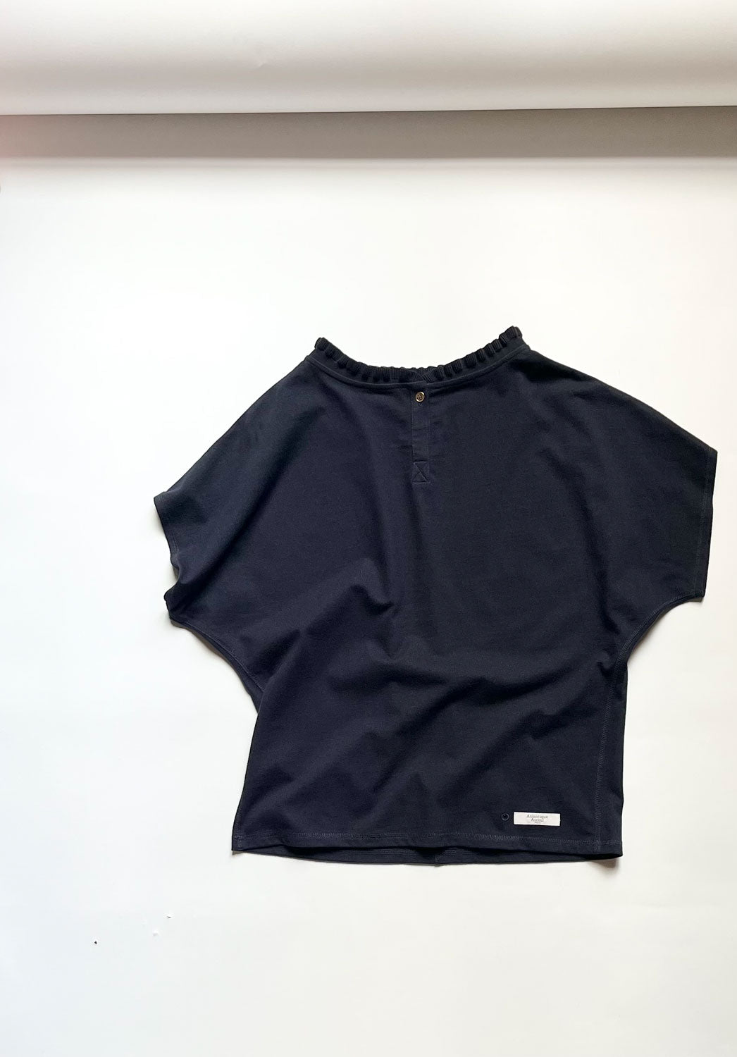 ATLANTIQUE ASCOLI - Henley Jersey Sweatblouse in Navy