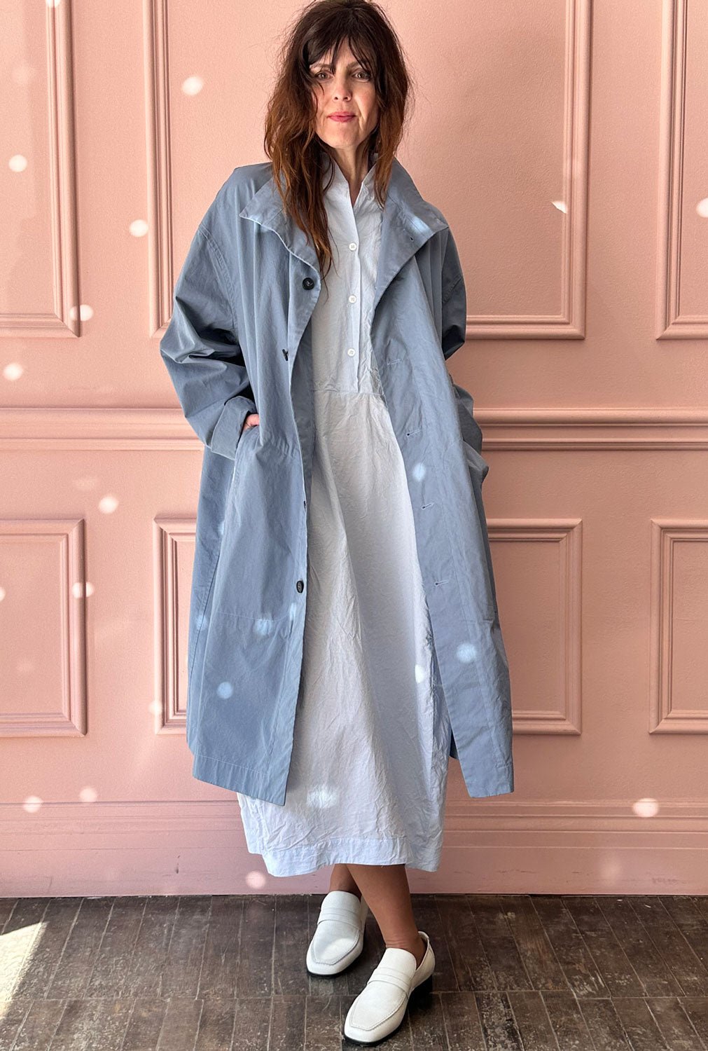 BERGFABEL - ALEX Coat in Avio Blue