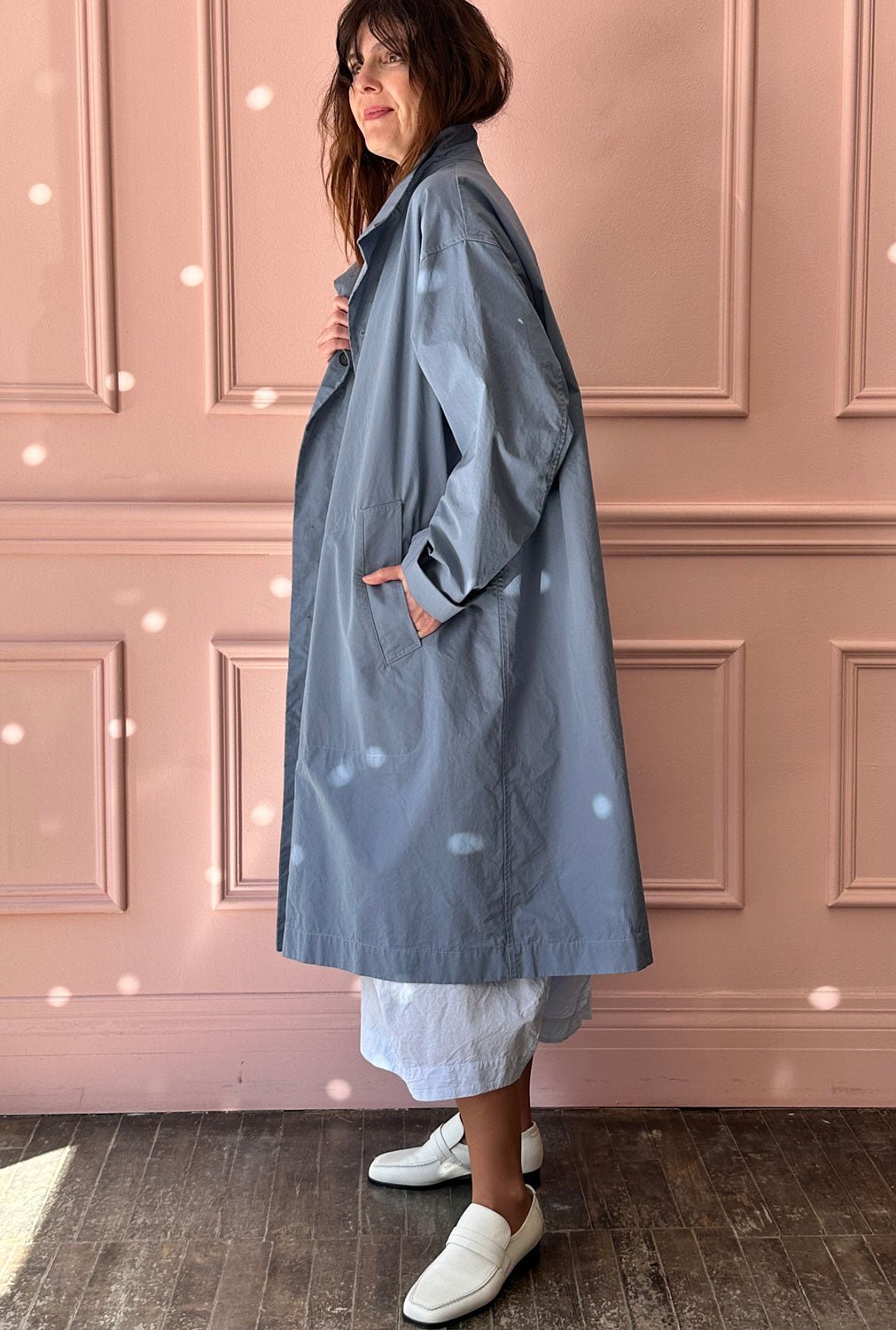 BERGFABEL - ALEX Coat in Avio Blue