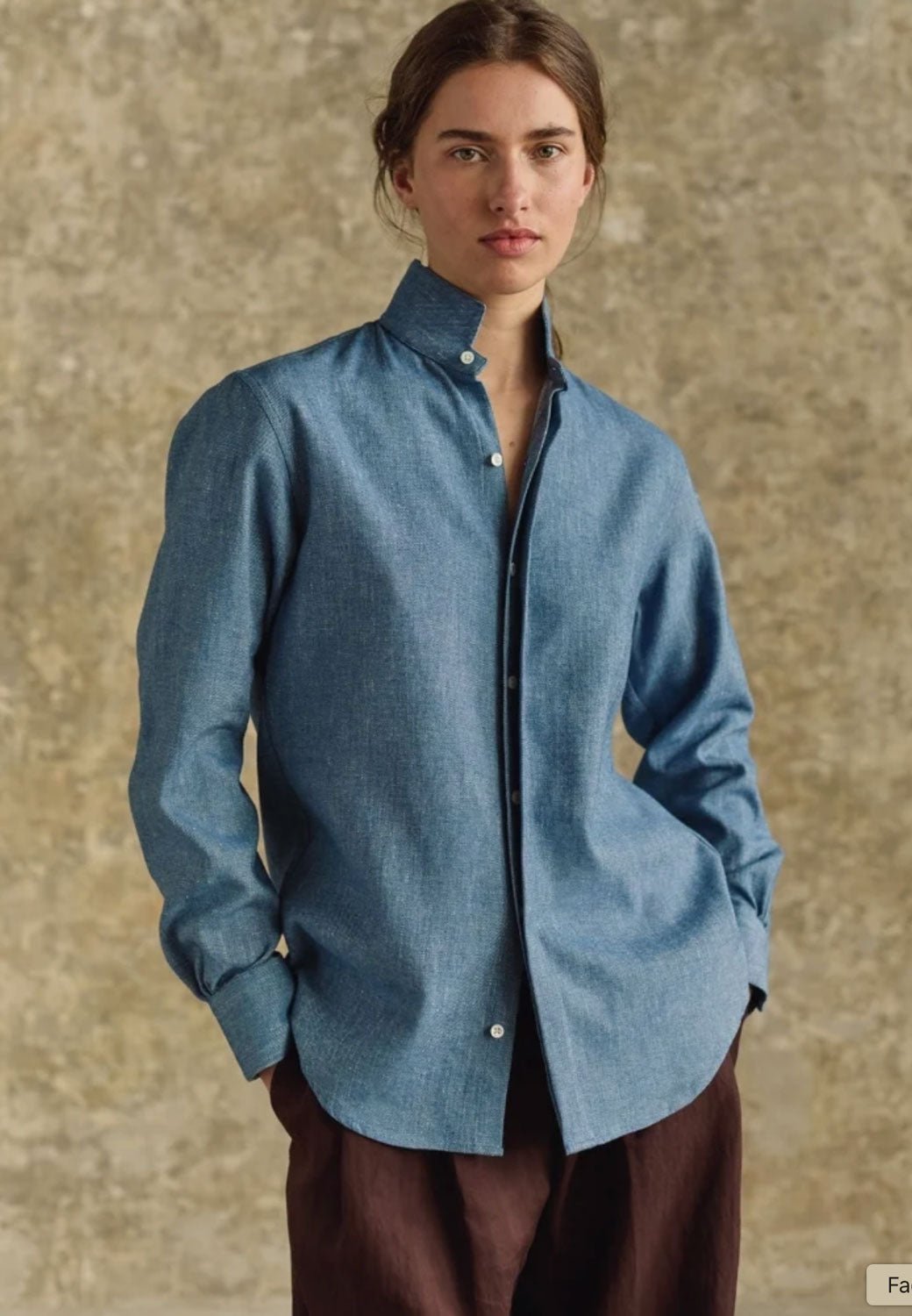 BOURRIENNE - Amazone Shirt in Ghali Fonce Blue