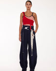 LA FETICHE - ANGIE PANT in Navy