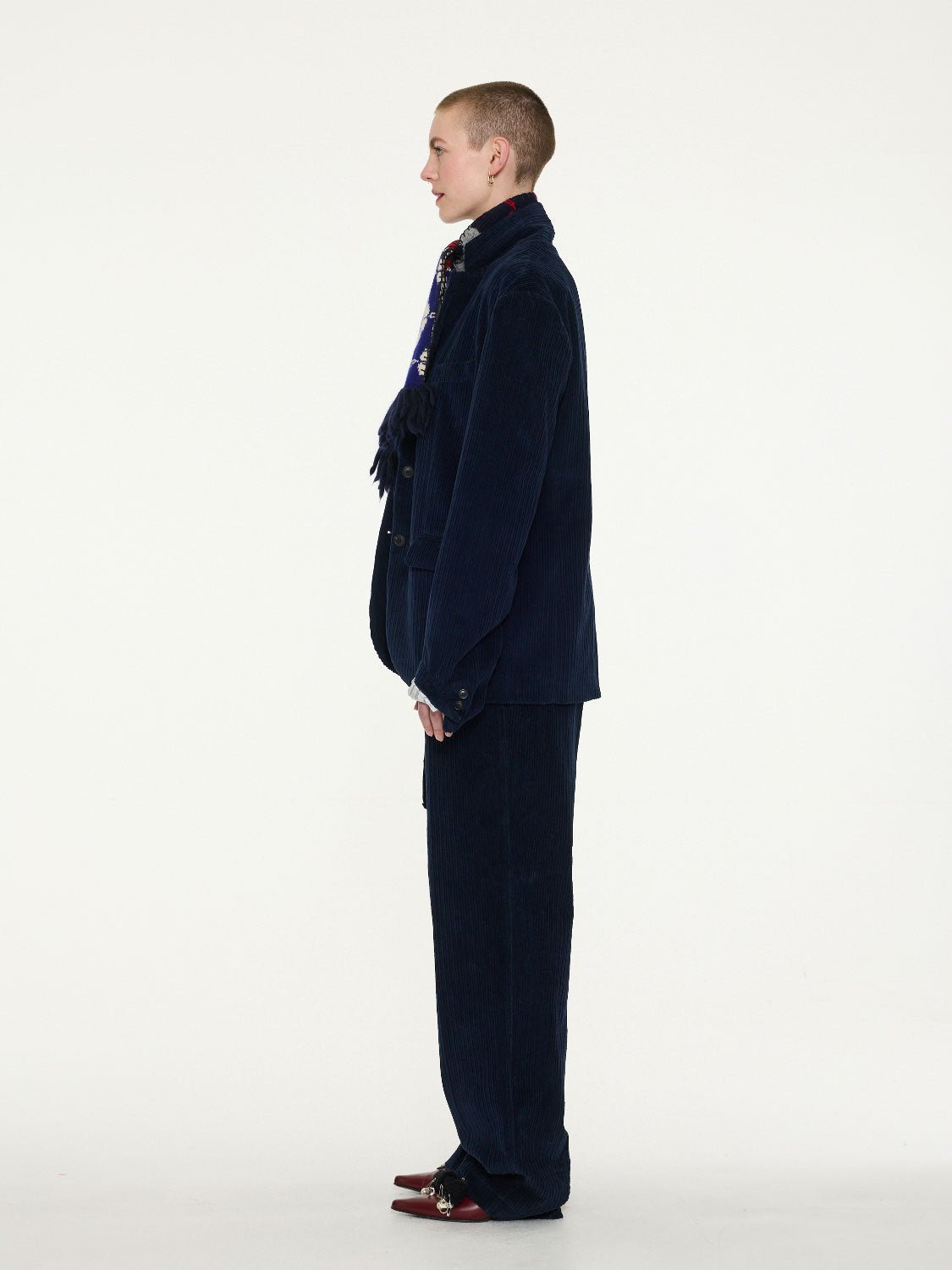 LA FETICHE - ANNIE CORDUROY JACKET IN NAVY