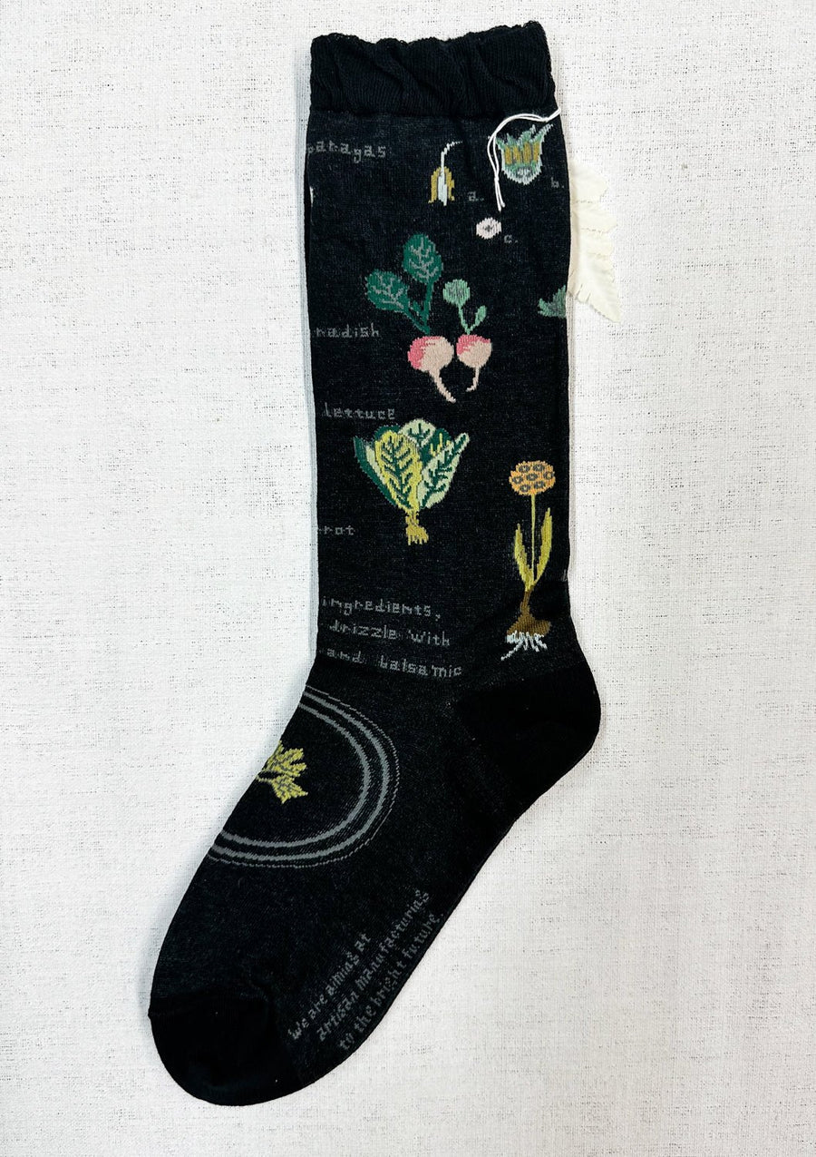 ANTIPAST -  Salad Socks in Black