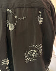 AODRESS - Small Collar Shirt in Black
