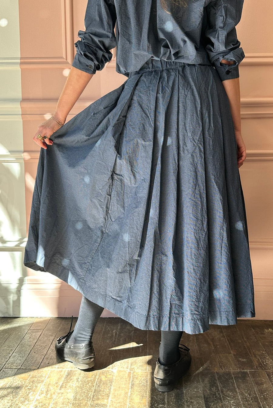 BERGFABEL - Matilda Skirt in Navy Graph