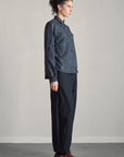 BERGFABEL - Tyrol Shirt in Blur Flower Navy