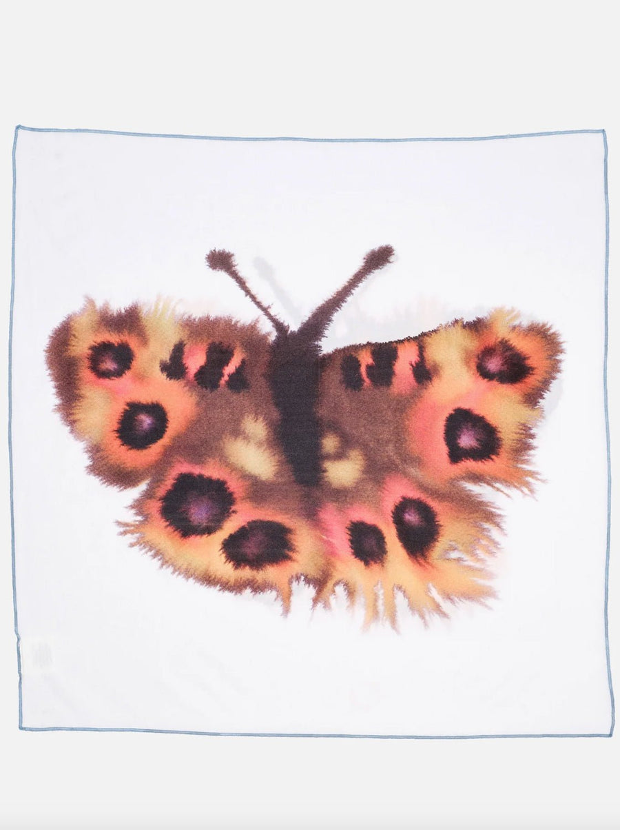 W.I.L.D. A.N.I.M.A.L.S. - Butterfly Scarf in White
