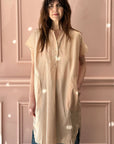 CHRISTIAN PEAU - Vintage Silk Shirt in Shell Pink