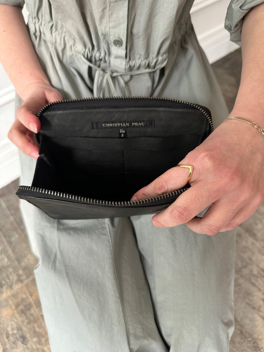 CHRISTIAN PEAU - Large Wallet in Black