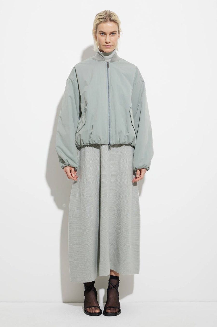 CHRISTIAN WIJNANTS - Jenai Bomber Jacket in Ocean Green