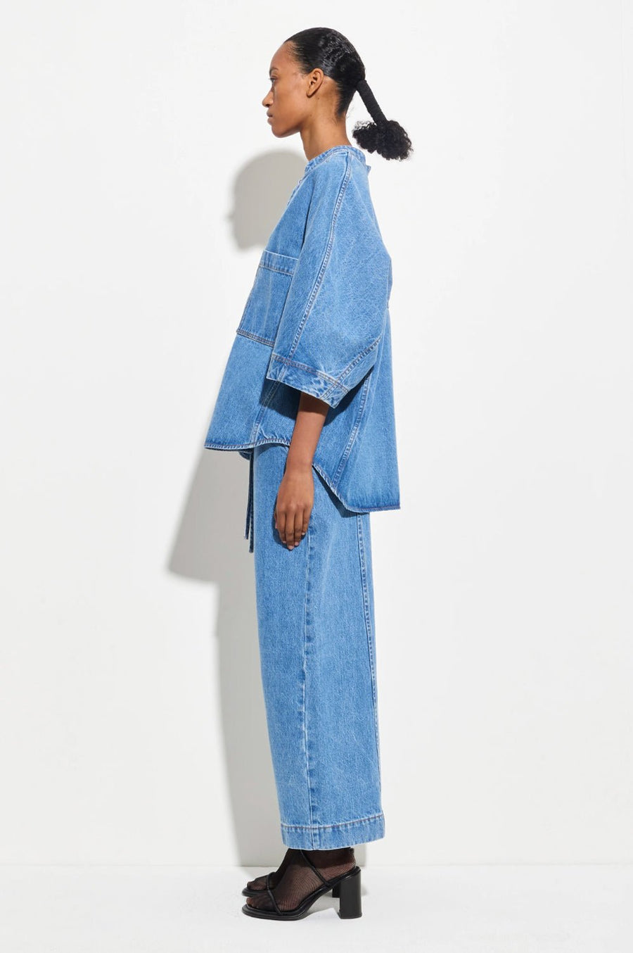 CHRISTIAN WIJNANTS - Tapari Denim Shirt in Blue