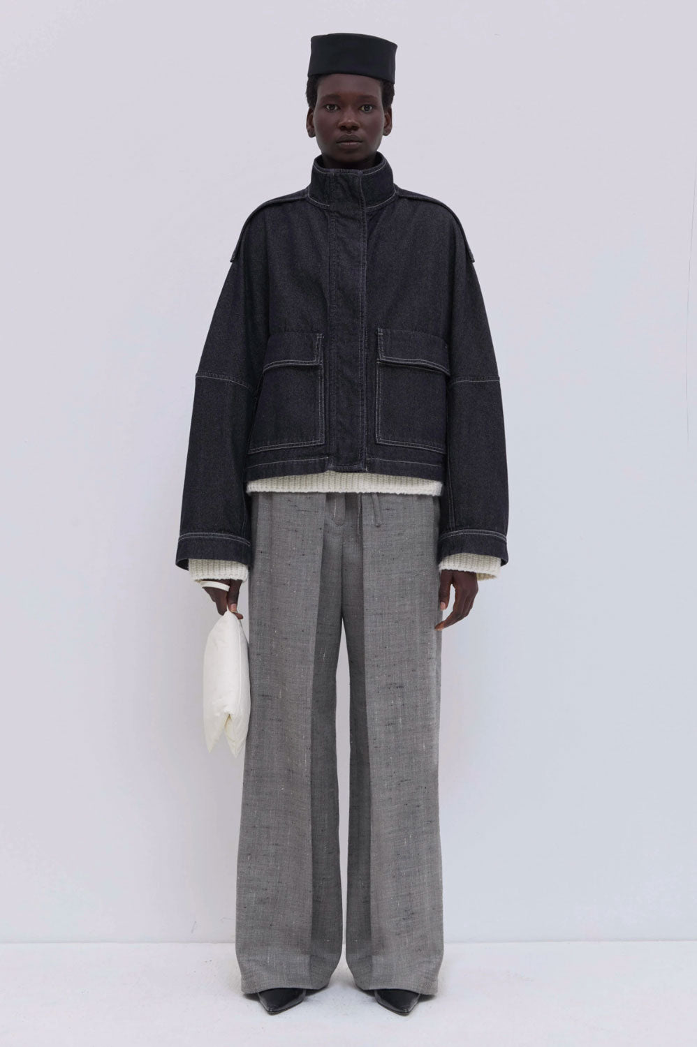 CHRISTIAN WIJNANTS - Jola Denim Jacket in Black