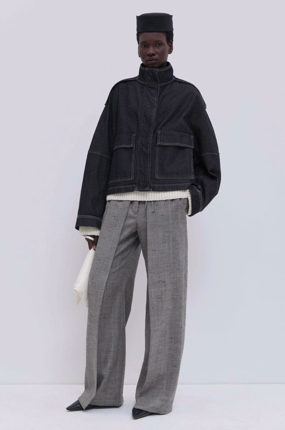 CHRISTIAN WIJNANTS - Jola Denim Jacket in Black