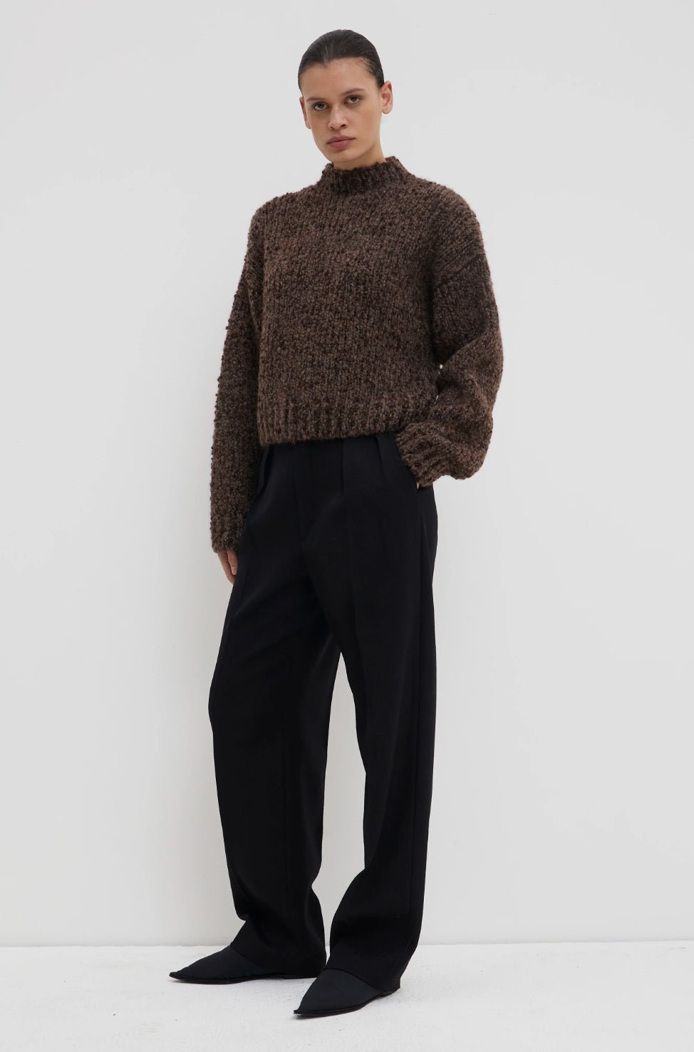 CHRISTIAN WIJNANTS - Kenzia Sweater in Choco