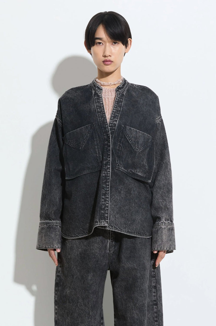 CHRISTIAN WIJNANTS - Tango Denim Shirt in Black