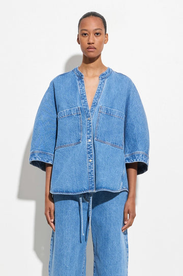 CHRISTIAN WIJNANTS - Tapari Denim Shirt in Blue