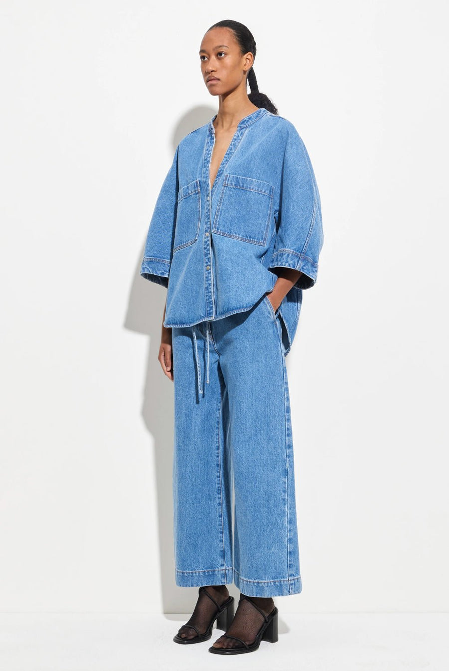 CHRISTIAN WIJNANTS - Tapari Denim Shirt in Blue