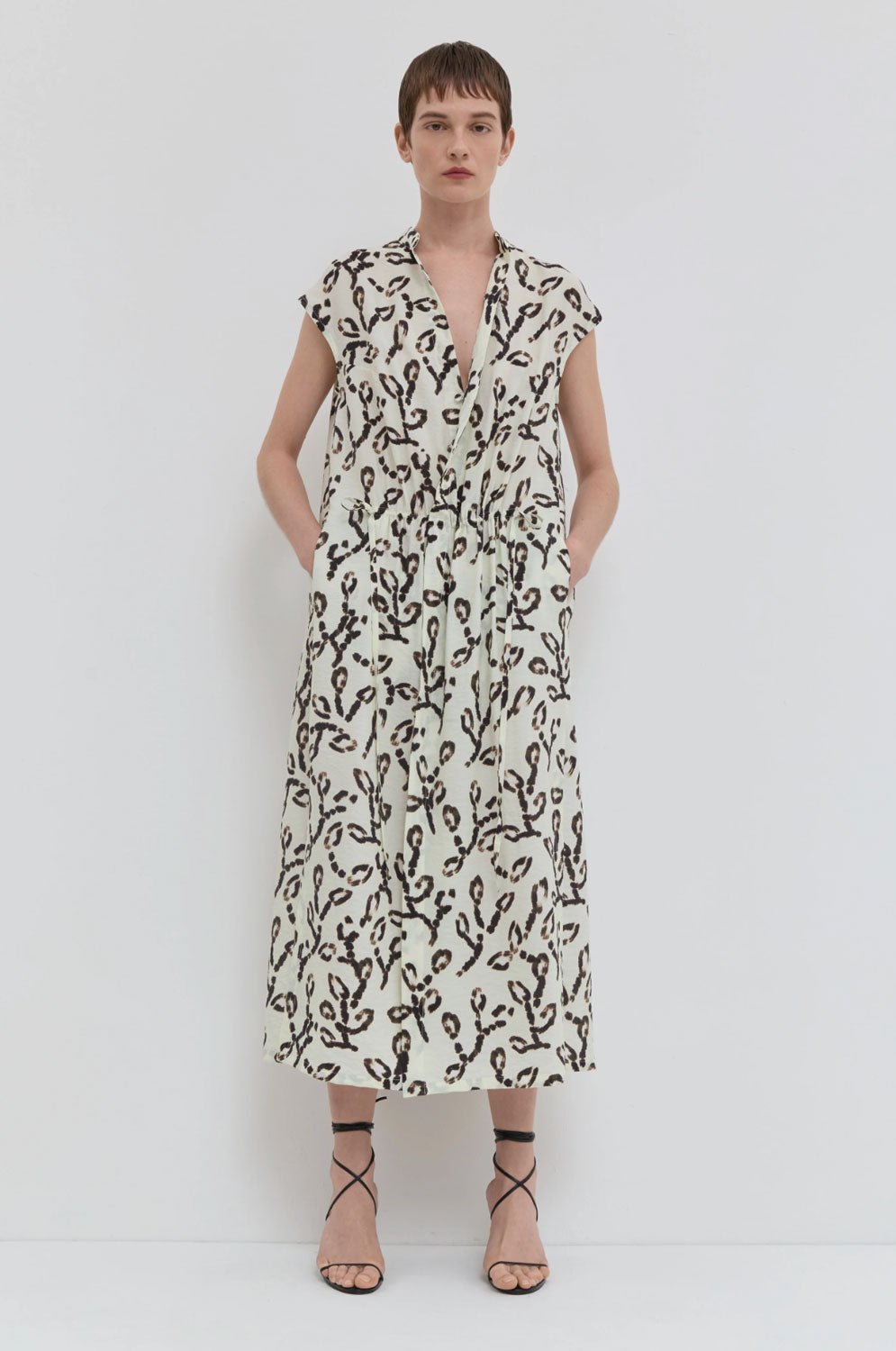 Christian Wijnants - Doryas Dress in Wheat Magnolia