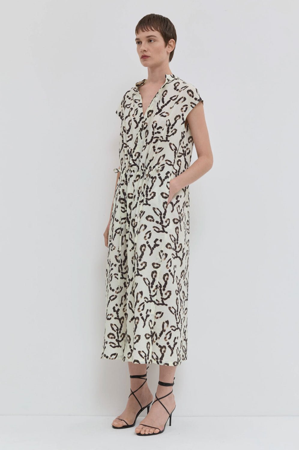 Christian Wijnants - Doryas Dress in Wheat Magnolia