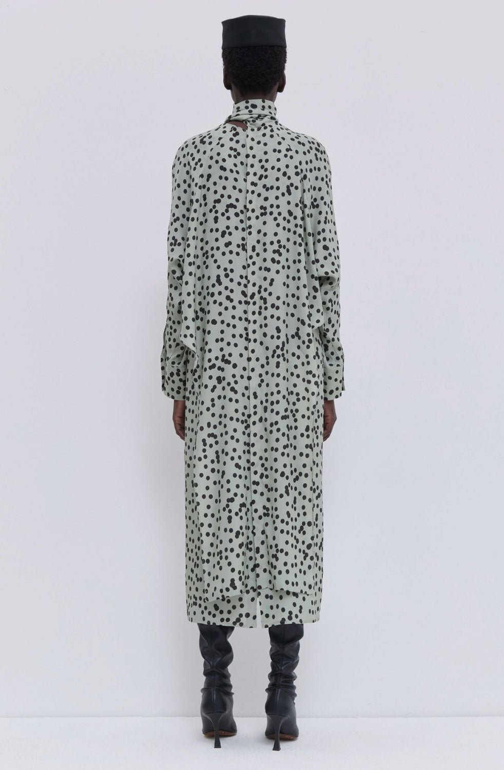 Christian Wijnants - Donda Dress in Sage Dot