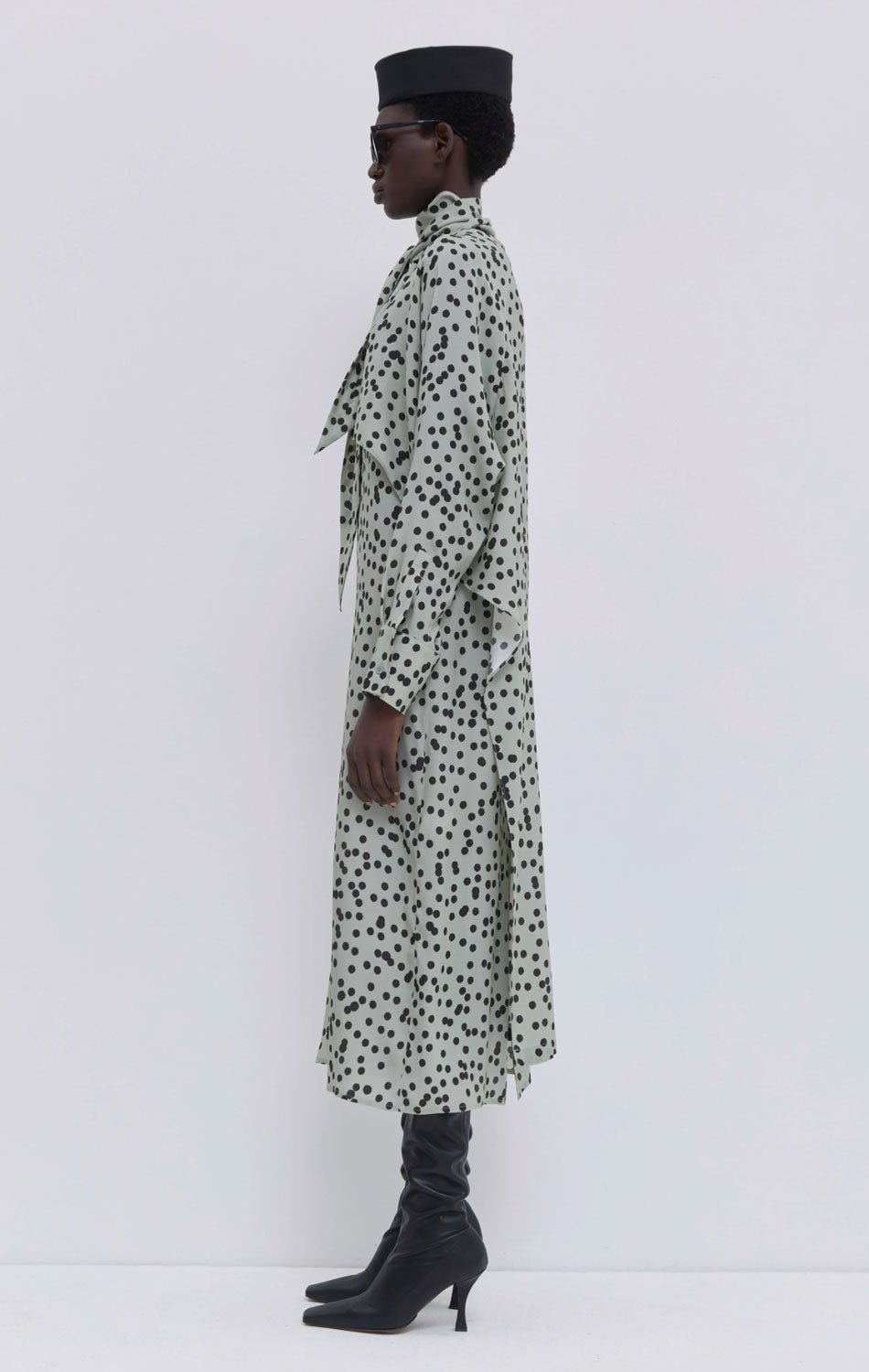 Christian Wijnants - Donda Dress in Sage Dot