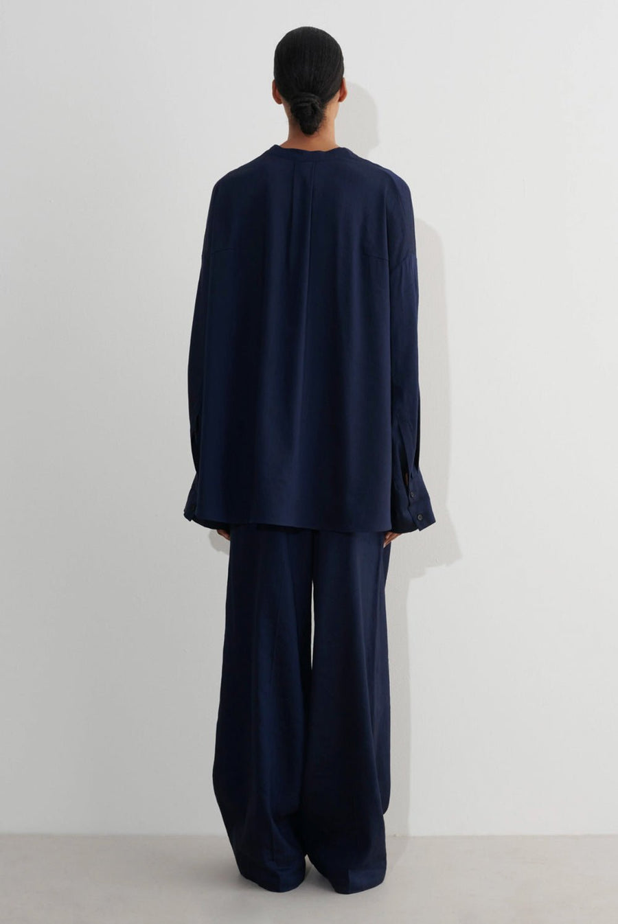 Christian Wijnants - Pamibia Pleated Pants in Midnight Blue
