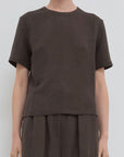 CHRISTIAN WIJNANTS - Tanto Top in Chestnut