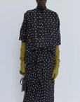 CHRISTIAN WIJNANTS - Tuvra Top in Black Lady Bug Dot