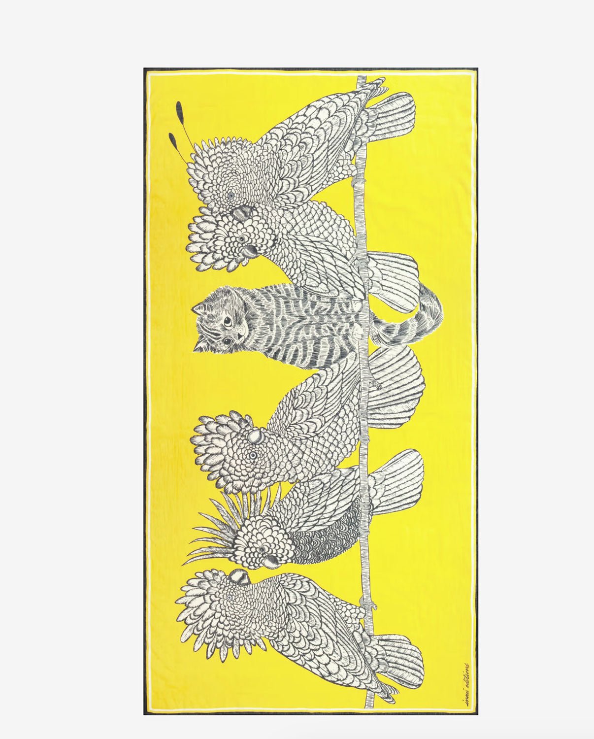 INOUI EDITIONS - Caracat Scarf 100 in Yellow